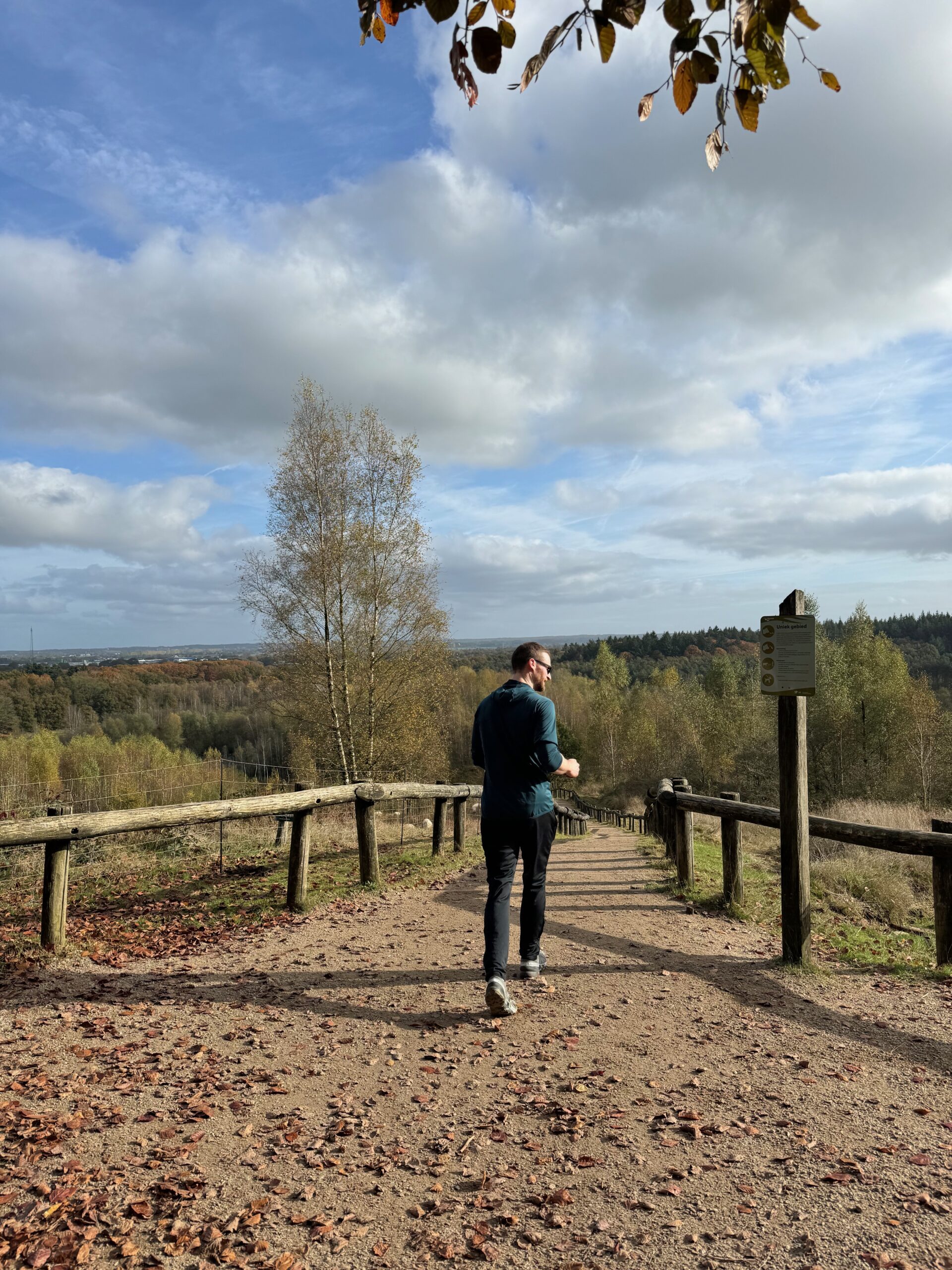 Dirk-Jan Meijer aan het hardlopen